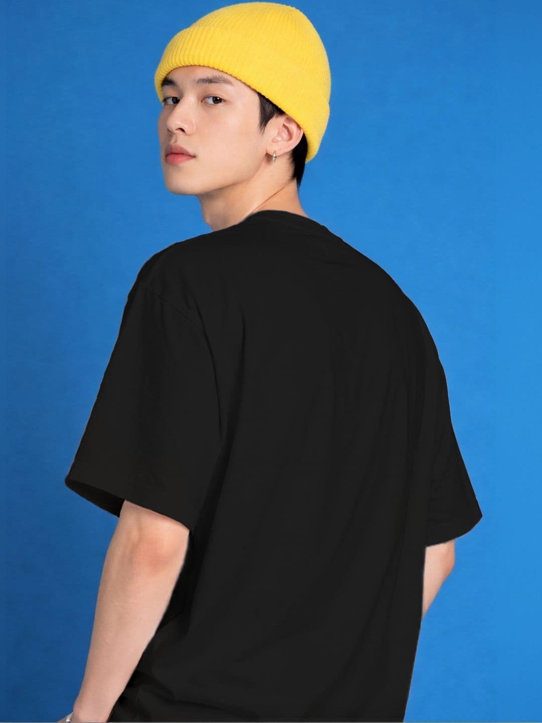 The Roadster Lifestyle Co. Graphic Printed Organic Cotton Round Neck Oversized T-shirt thumbnail 5