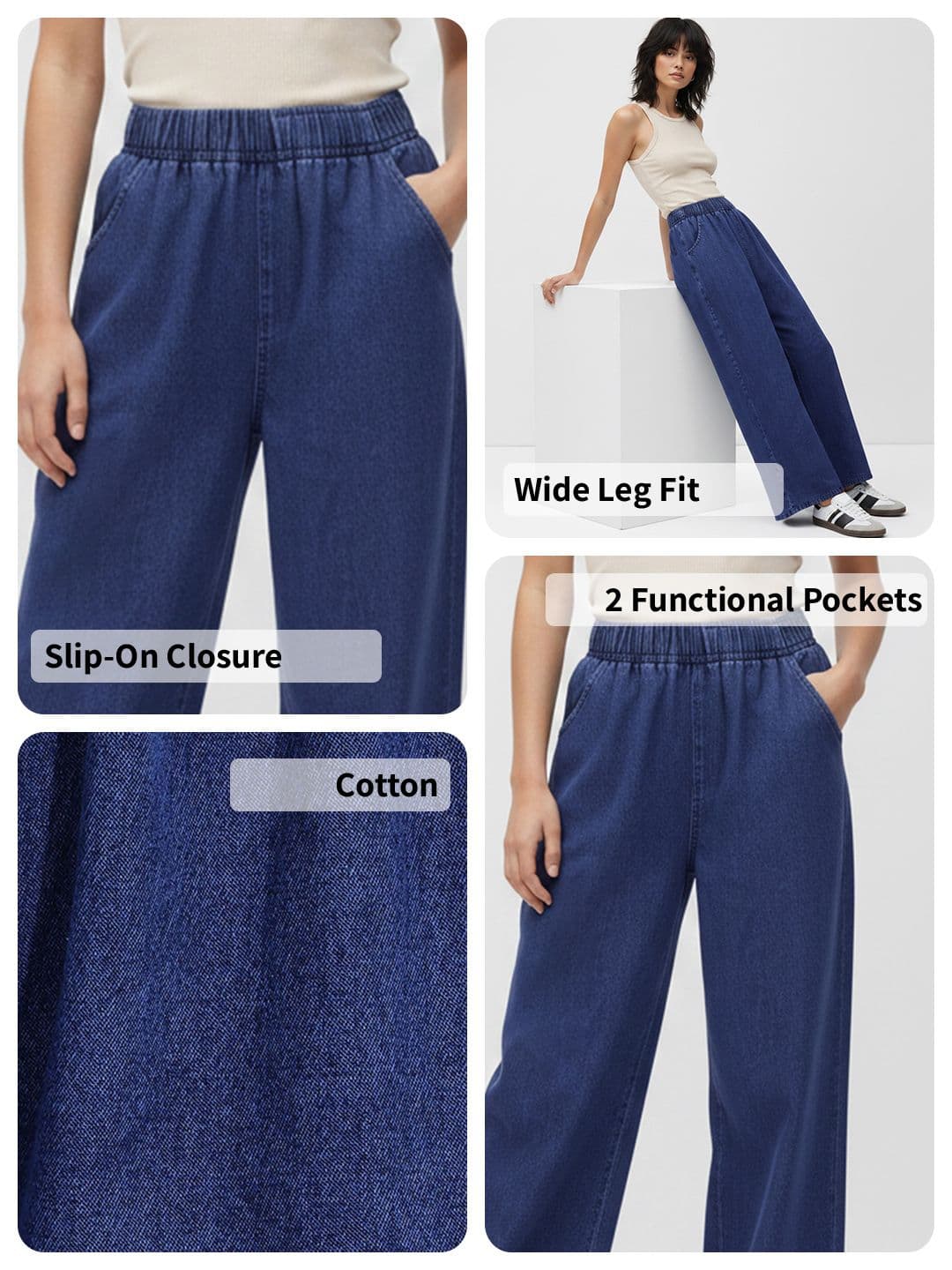 The Roadster Life Co. Women Wide Leg Jeans thumbnail 4