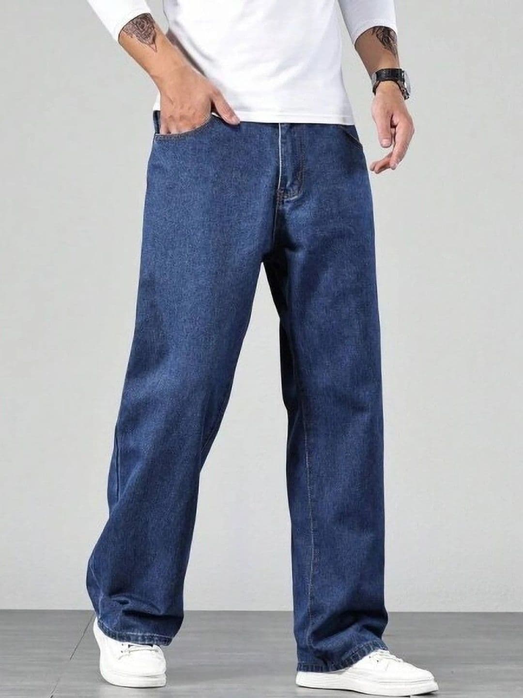 CLYVER Men Straight Fit Mid-Rise Jeans thumbnail 3