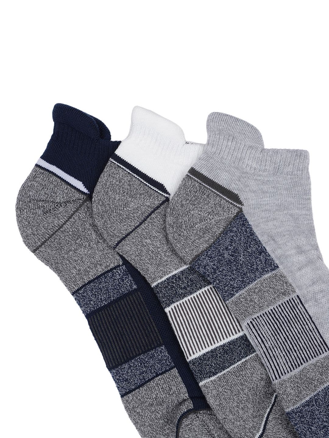 Skechers Men Pack of 3 Ankle Length Socks thumbnail 2