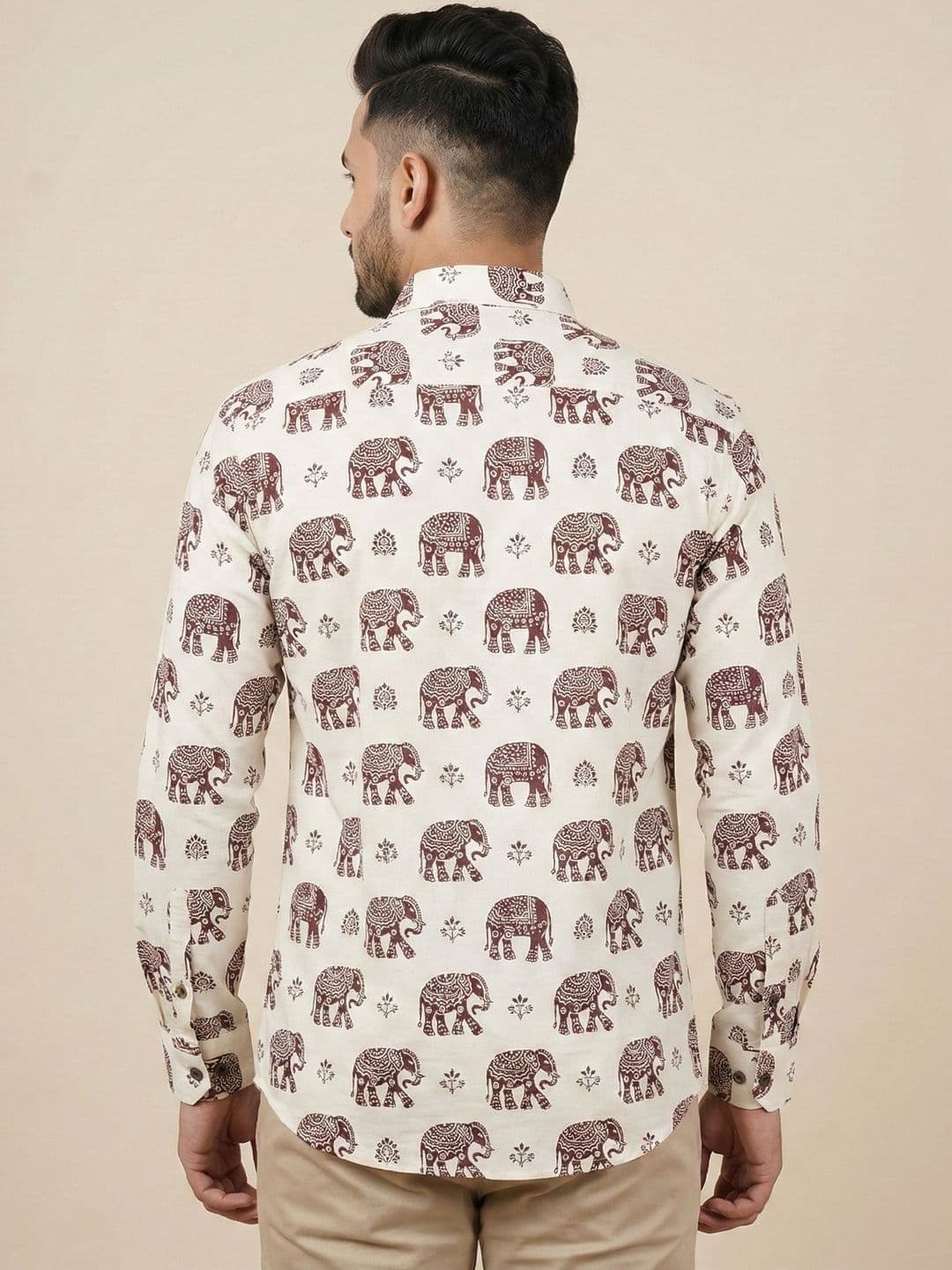 BURRSHAT Men Comfort Printed Casual Shirt thumbnail 2