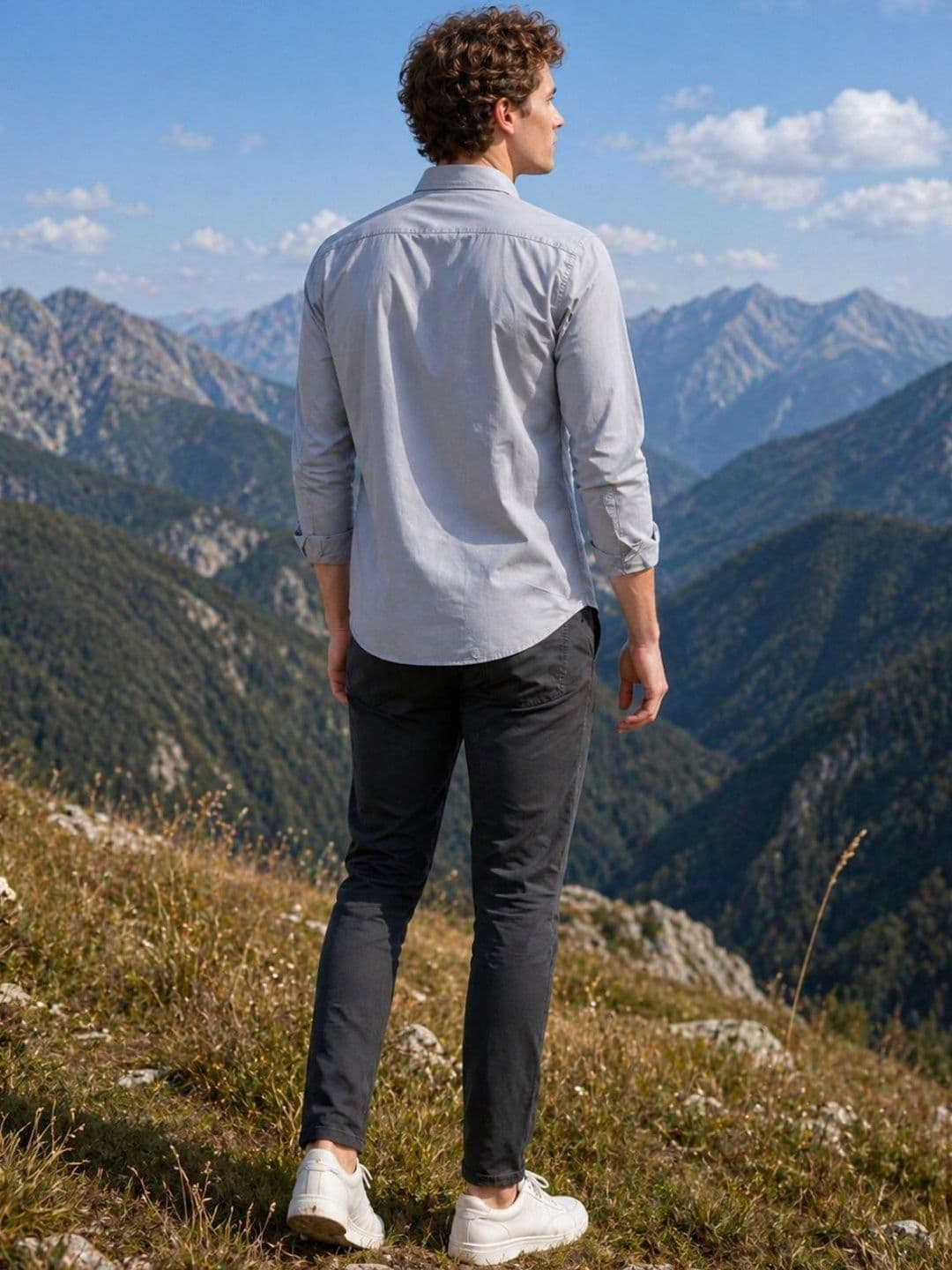 The Roadster Lifestyle Co Cotton Spread Collar Full Sleeves Shirt thumbnail 7