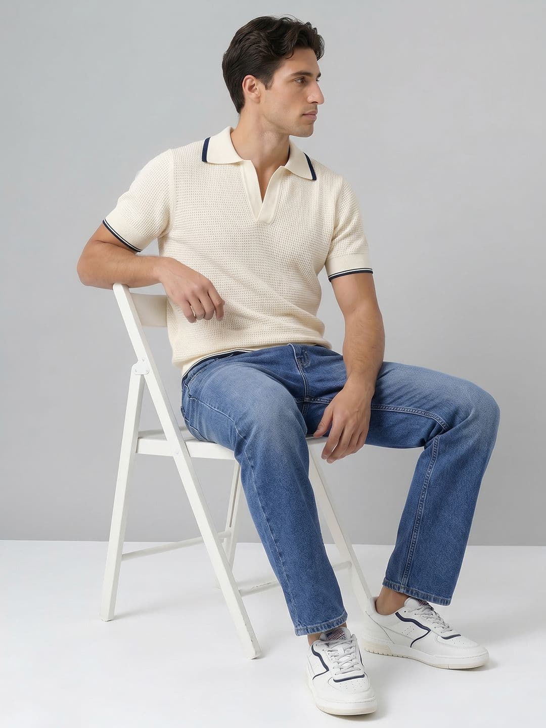 Levis Men 505 Straight Fit Stretchable Jeans thumbnail 4