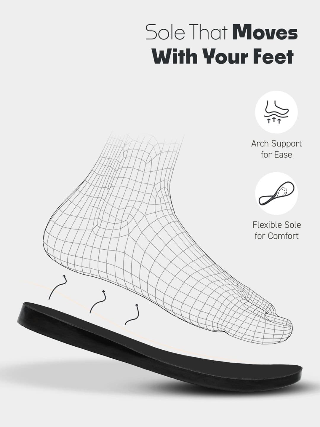 Trekiva Men Printed Thong Flip-Flops thumbnail 3