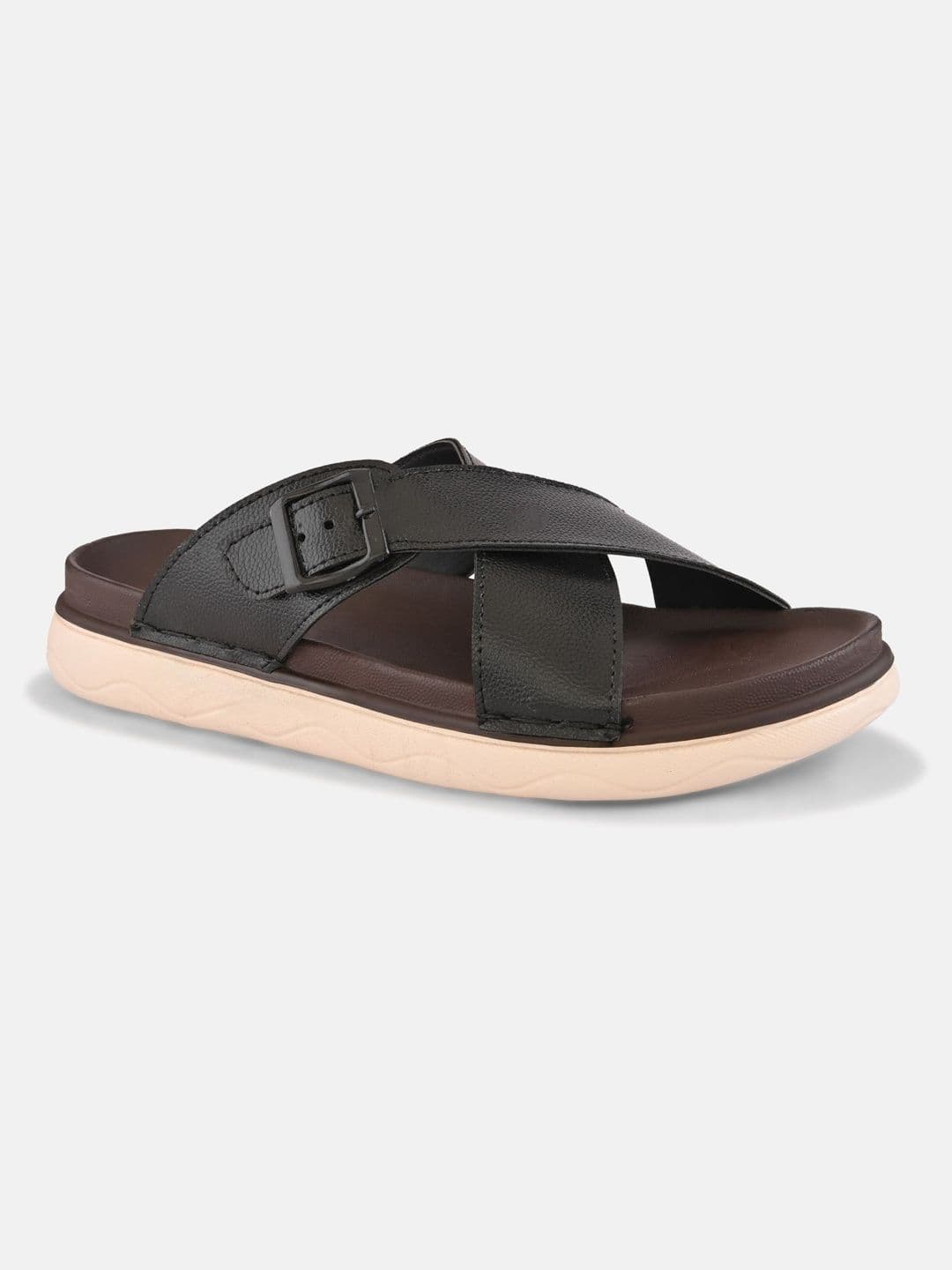 The Roadster Lifestyle Co Men Open Back Buckle Details Comfort Sandals thumbnail 4
