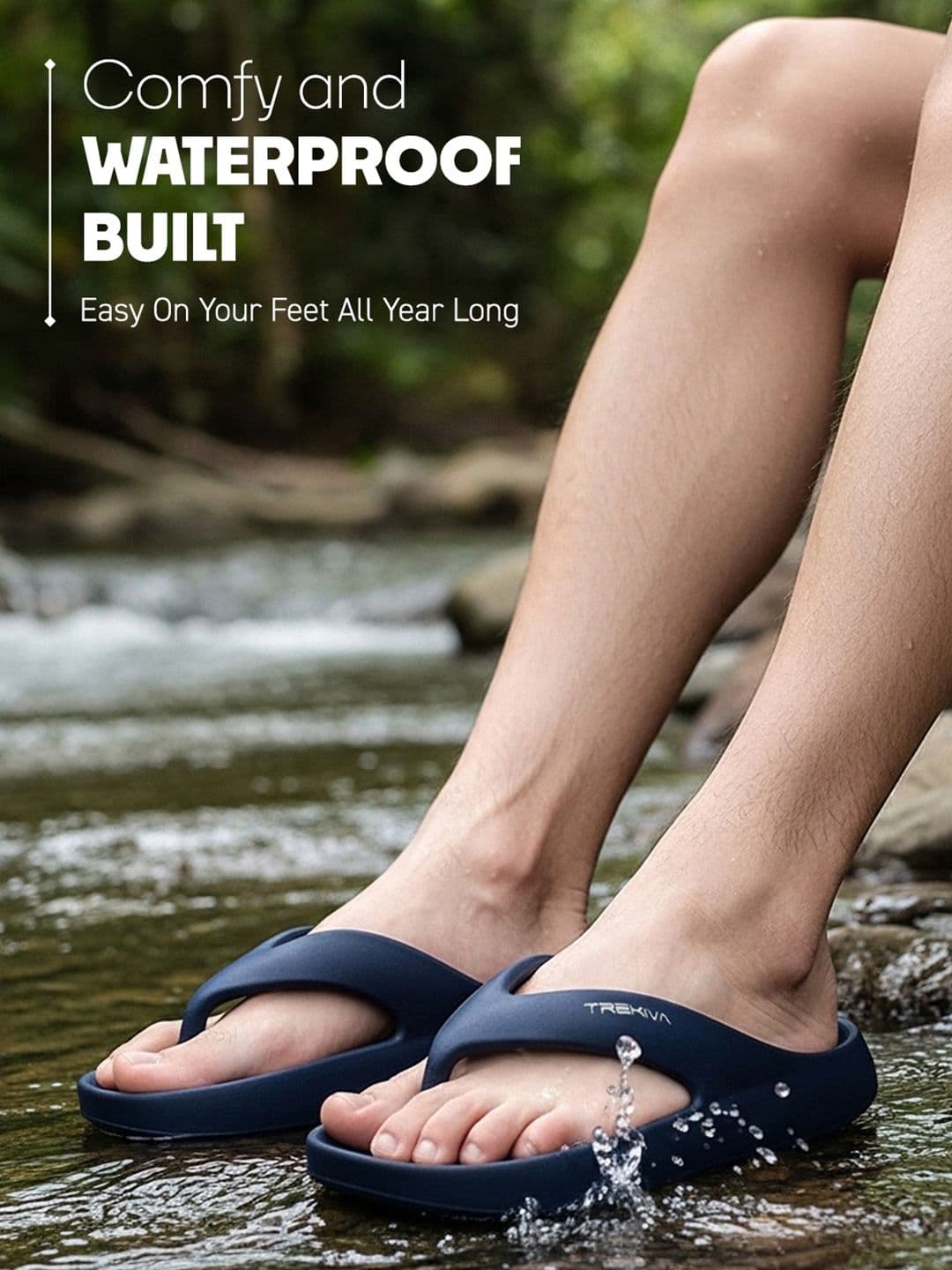 Trekiva Men Thong Flip-Flops thumbnail 5