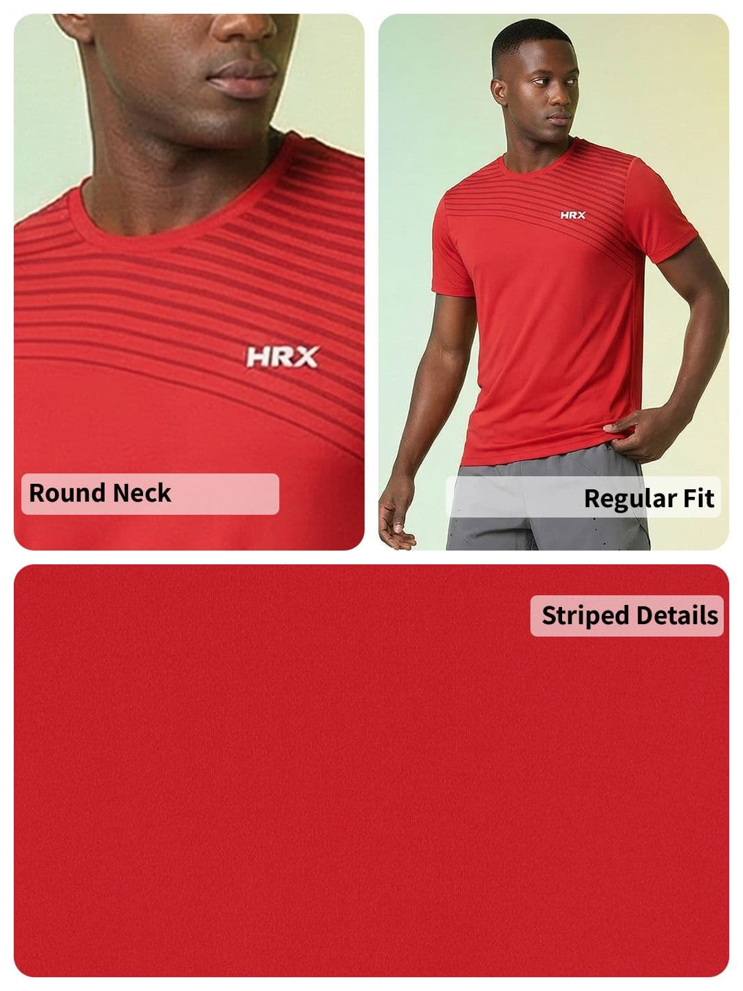 HRX by Hrithik Roshan Rapid-Dry Training T-shirt thumbnail 6