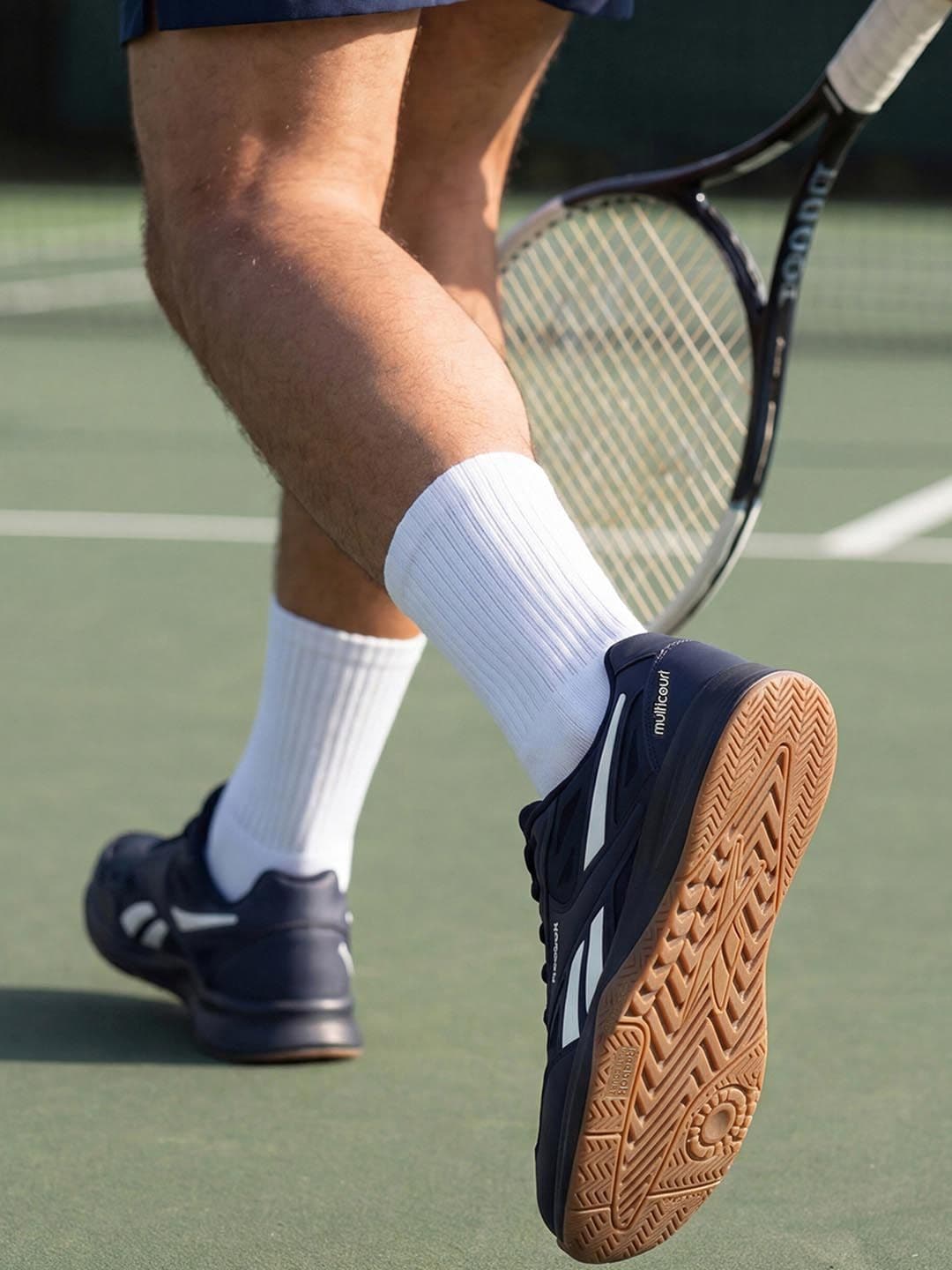 Reebok Multi Court Men Lace-Ups Badminton Sports Shoes thumbnail 5