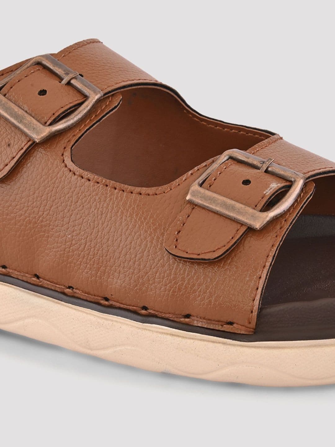 The Roadster Lifestyle Co Men Open Back Buckle Details Comfort Sandals thumbnail 6
