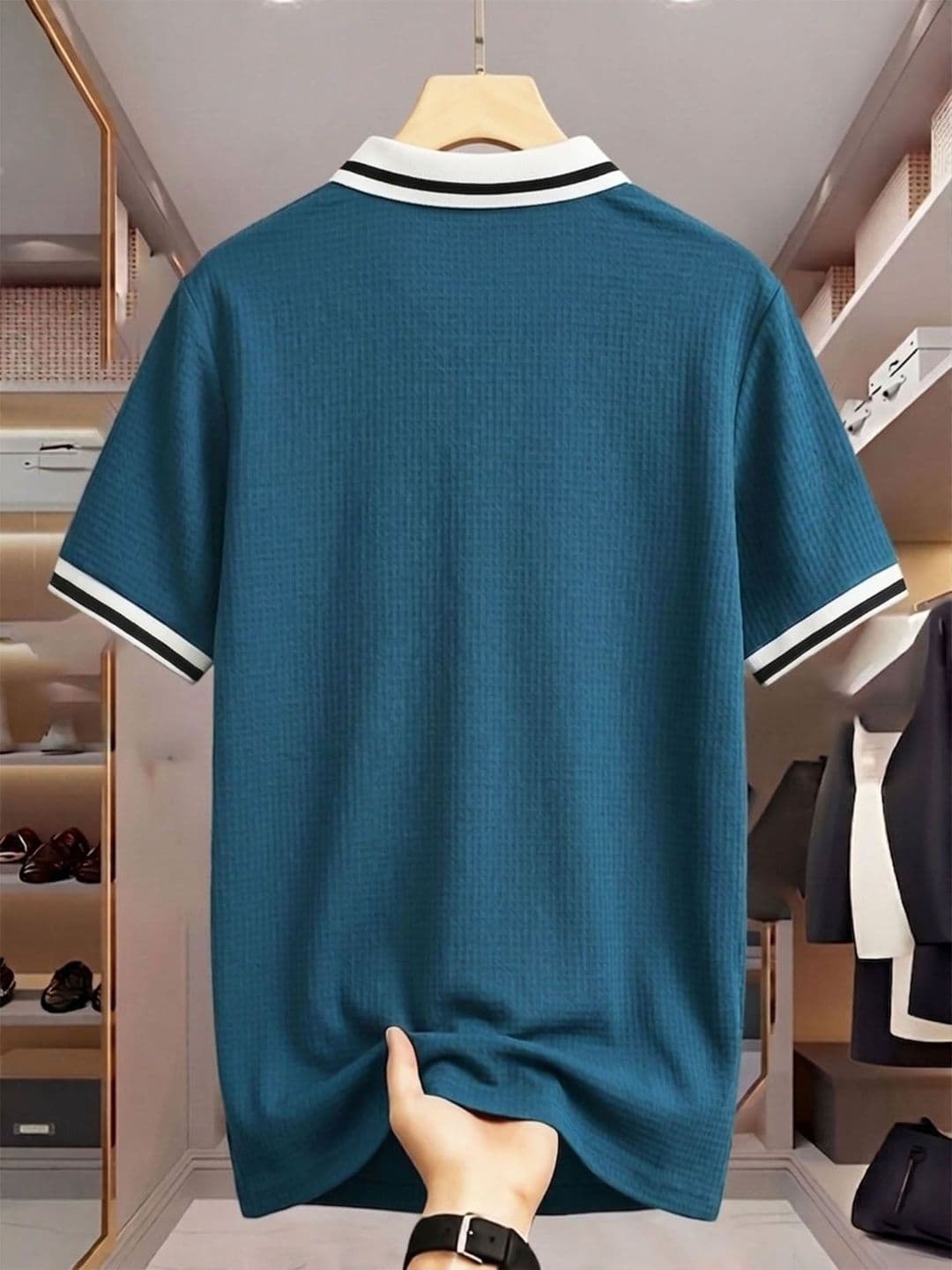 THE BEETEL HOUSE Men Polo Collar T-shirt thumbnail 4