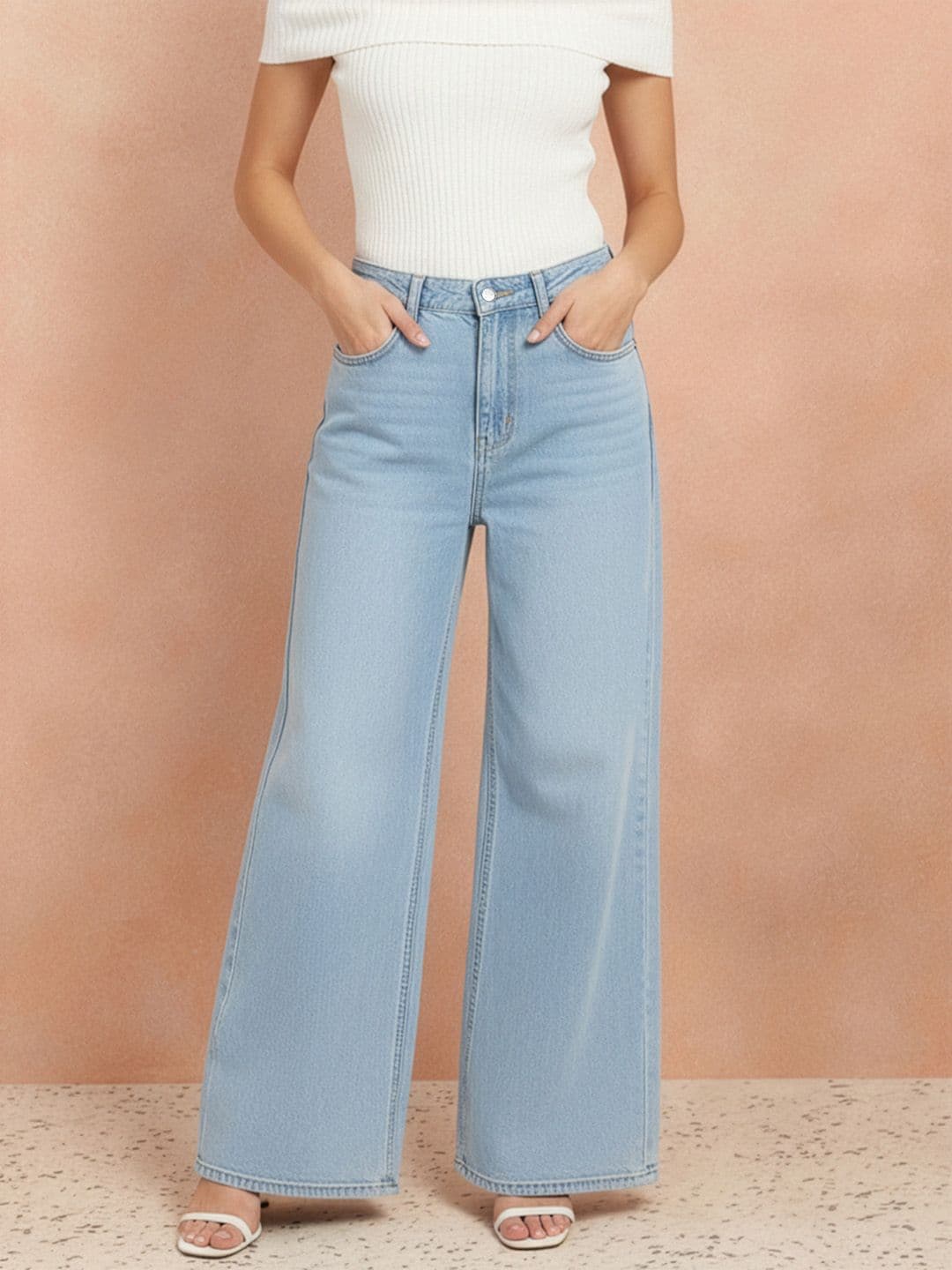 all about you Woman Wide Leg Stretchable Jeans - view 1