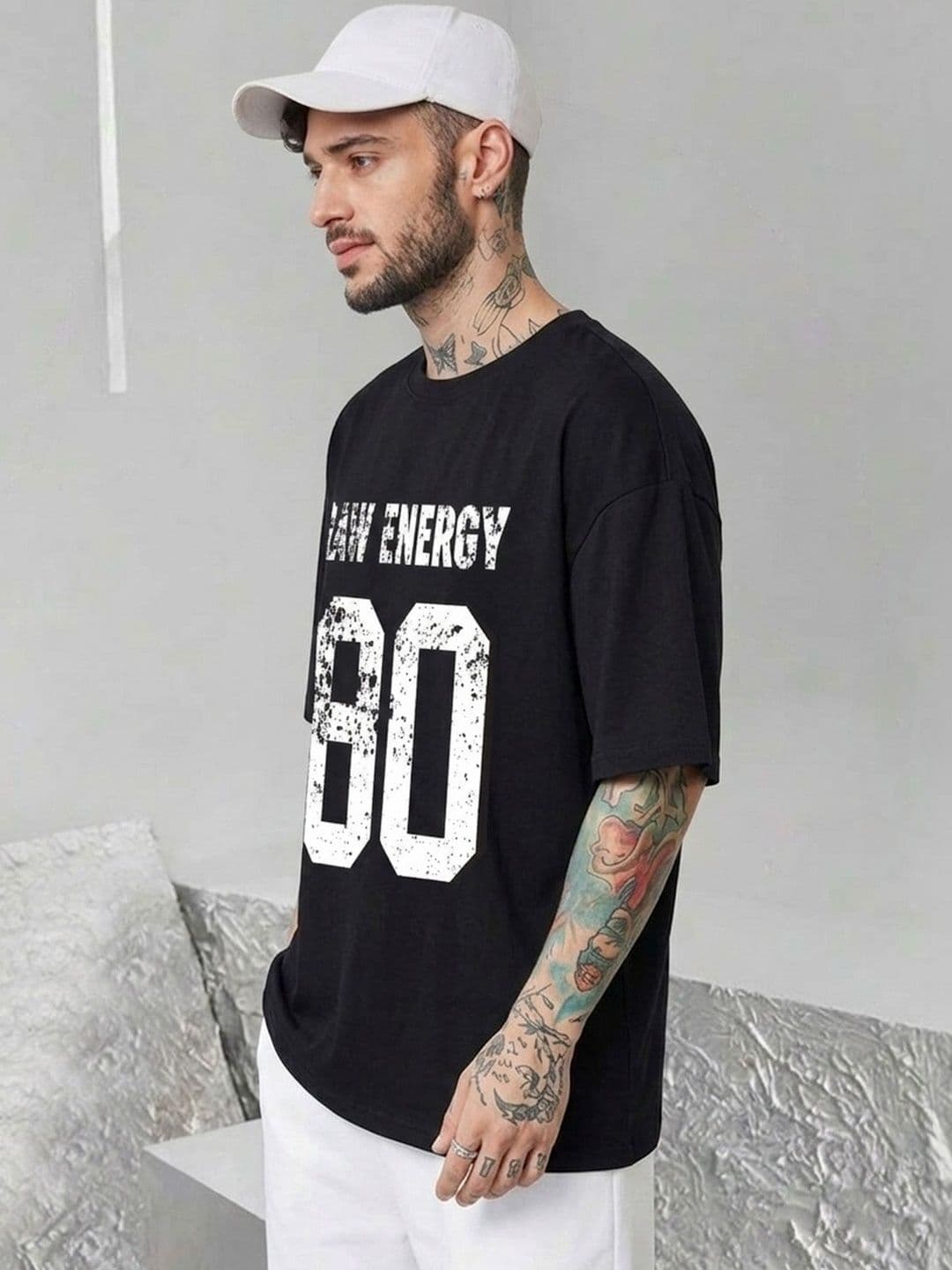 AUSK Men Typography Printed T-shirt thumbnail 3