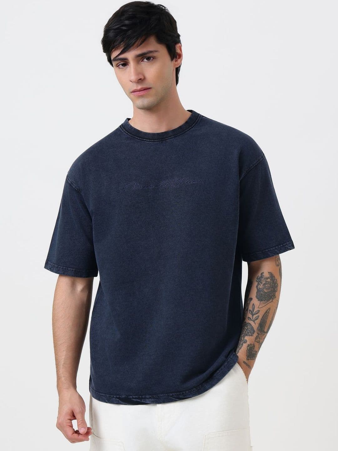 MuscleBlaze Unisex Printed T-shirt