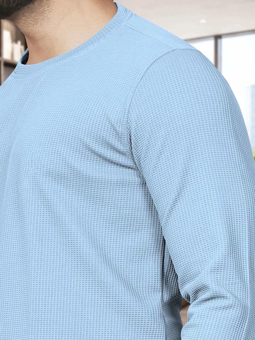 Moda Rapido Men Round Neck Long Sleeves T-shirt thumbnail 4