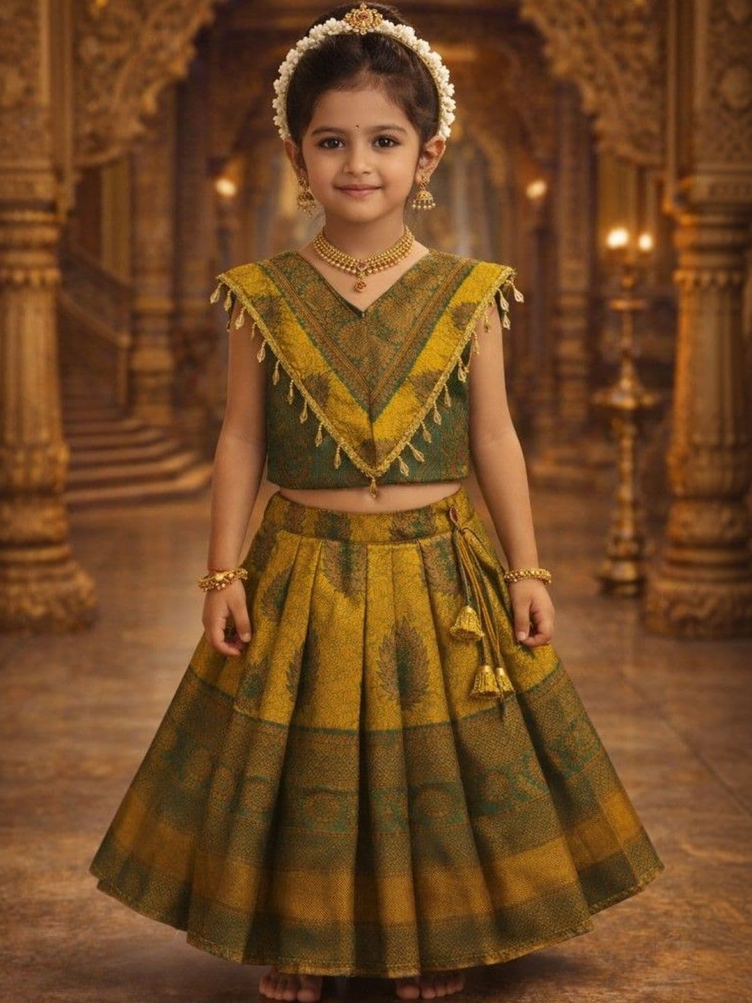 Xepon Girls Ready to Wear Lehenga & - view 1