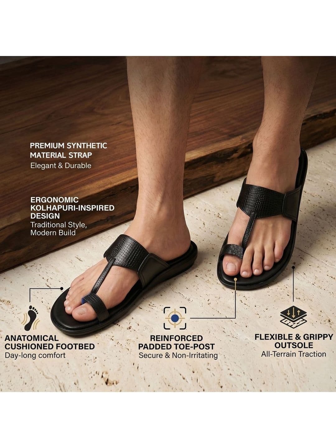 Ajanta Men Sandals thumbnail 6
