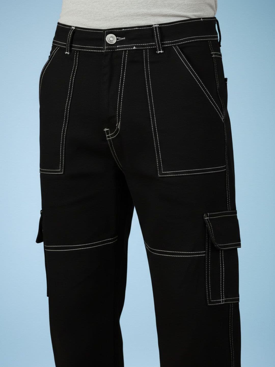 Kook N Keech Men Classic Mid-Rise Stretchable Jeans thumbnail 5