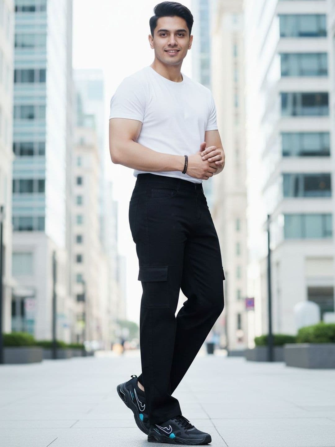 Kook N Keech Men Classic Mid-Rise Stretchable Jeans thumbnail 3