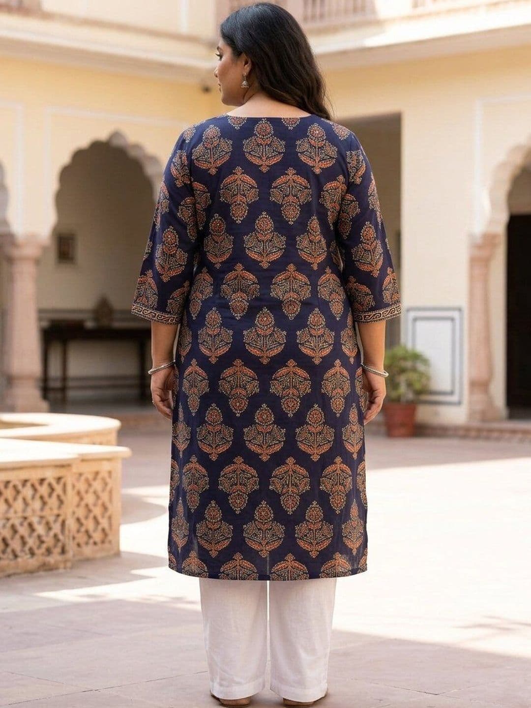 Swasti Women Ethnic Motifs Printed Indie Prints Kurta thumbnail 4