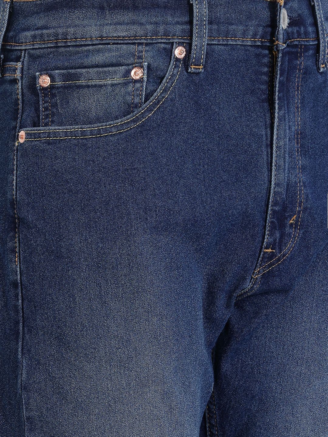 Levis Men 505 Straight Fit Stretchable Jeans thumbnail 6