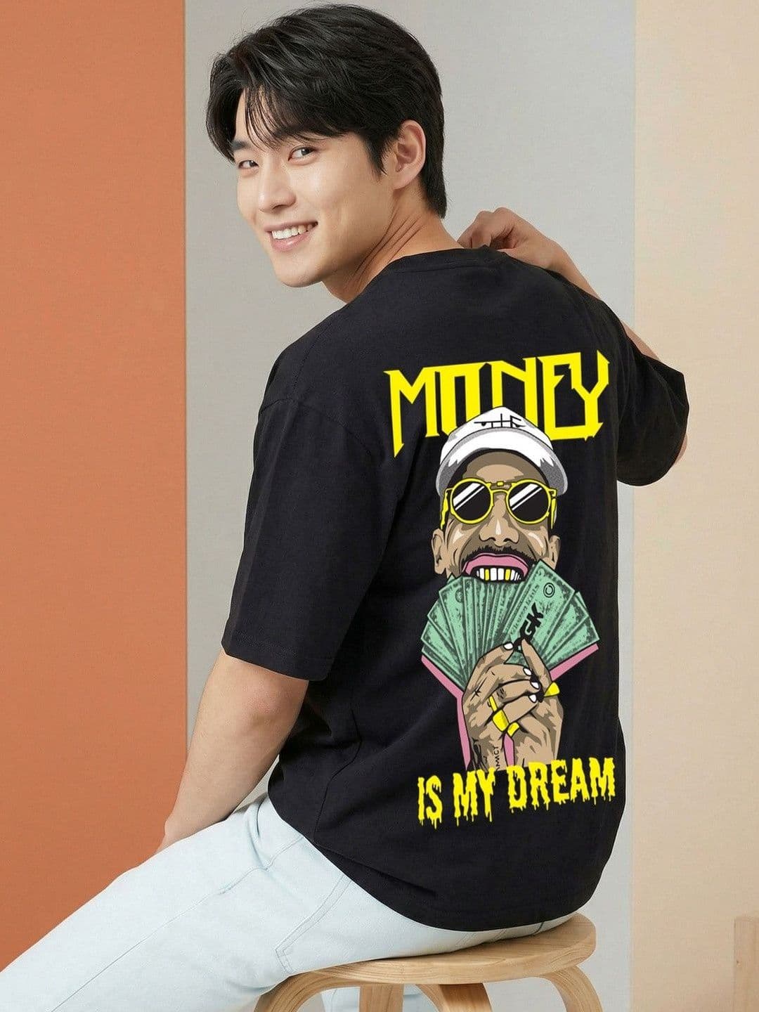 Manlino Men Printed Pure Cotton T-shirt thumbnail 2