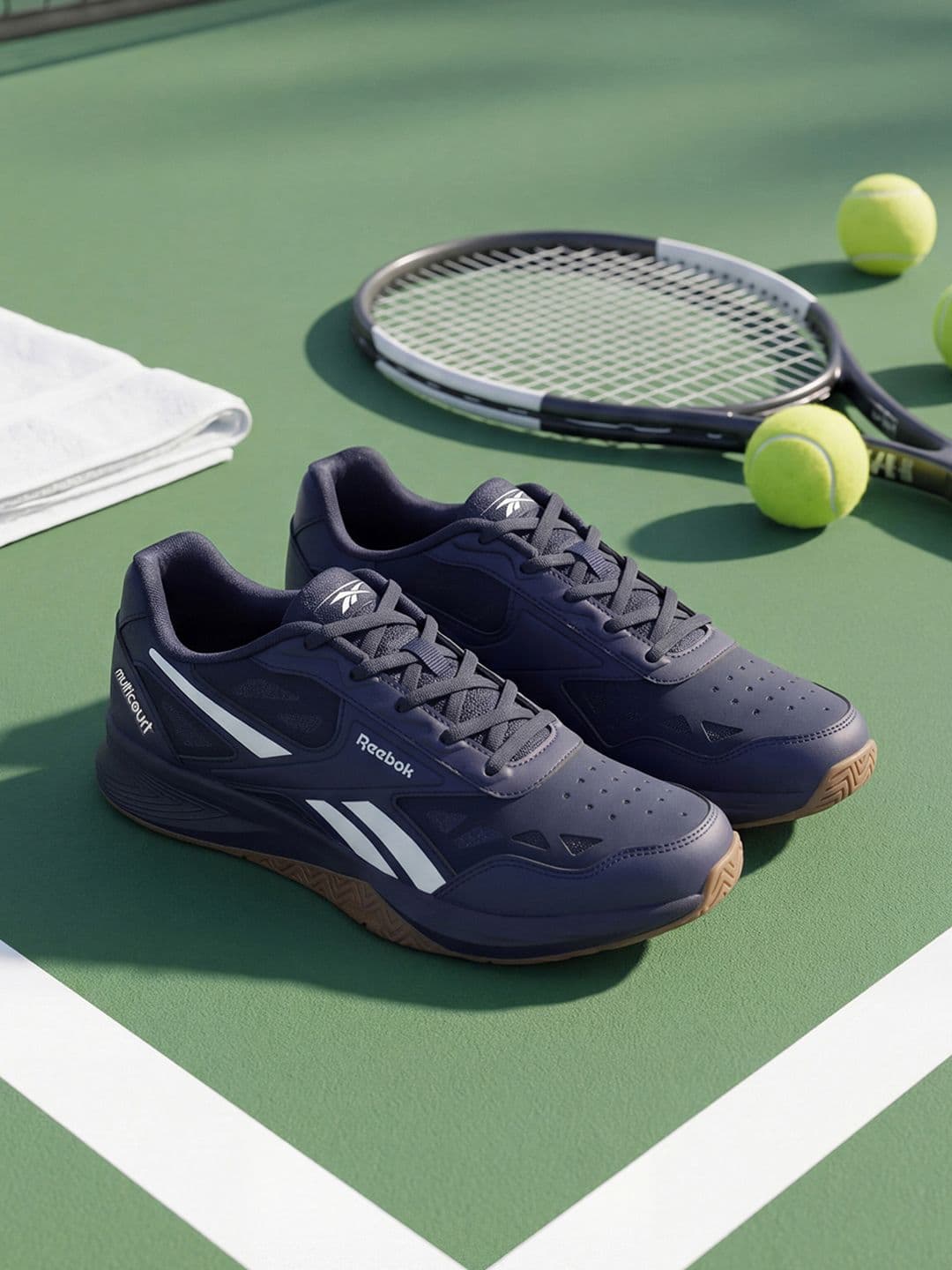 Reebok Multi Court Men Lace-Ups Badminton Sports Shoes - view 1