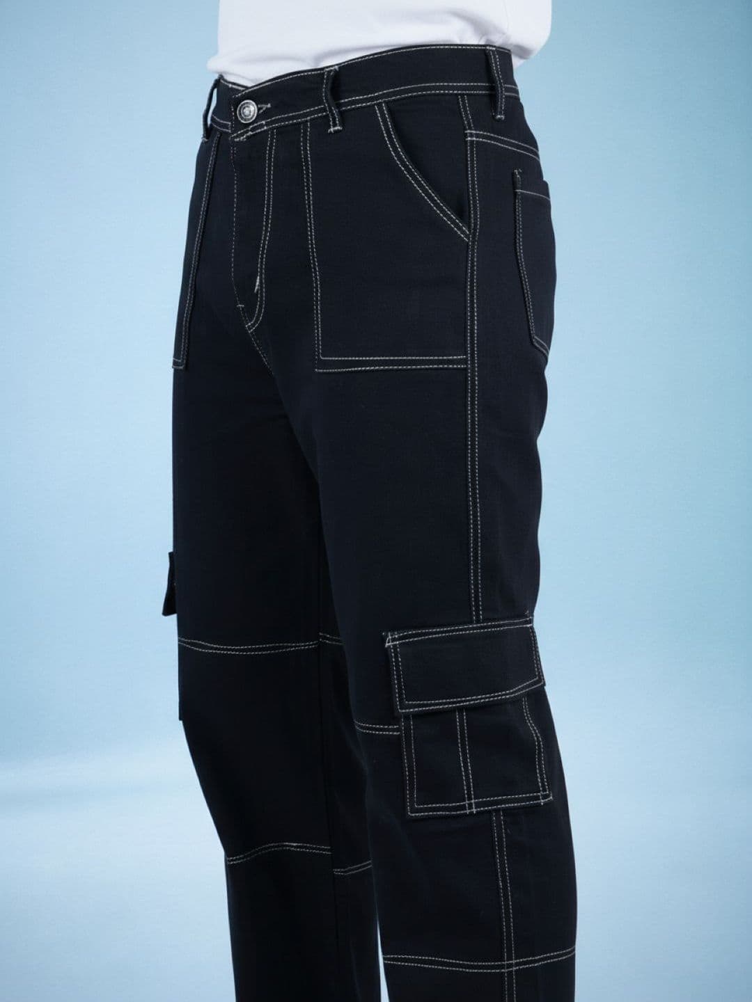 Kook N Keech Men Classic Straight Fit Mid-Rise Stretchable Jeans thumbnail 4
