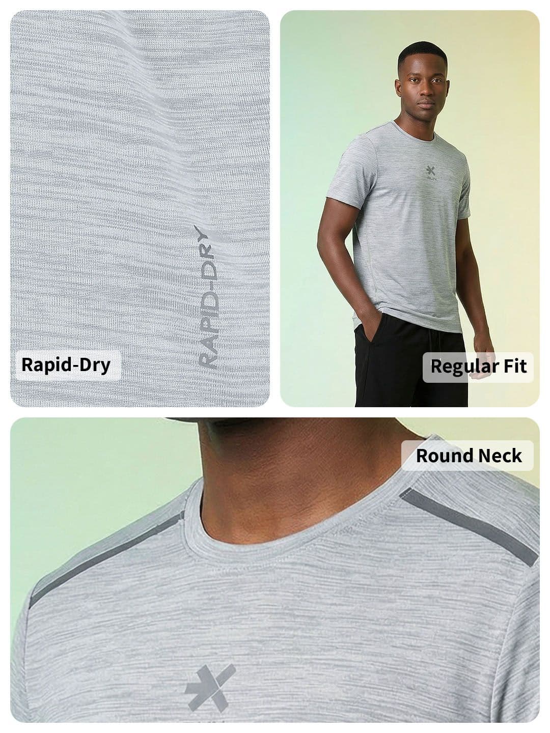 HRX by Hrithik Roshan Rapid Dry Running T-shirt thumbnail 8