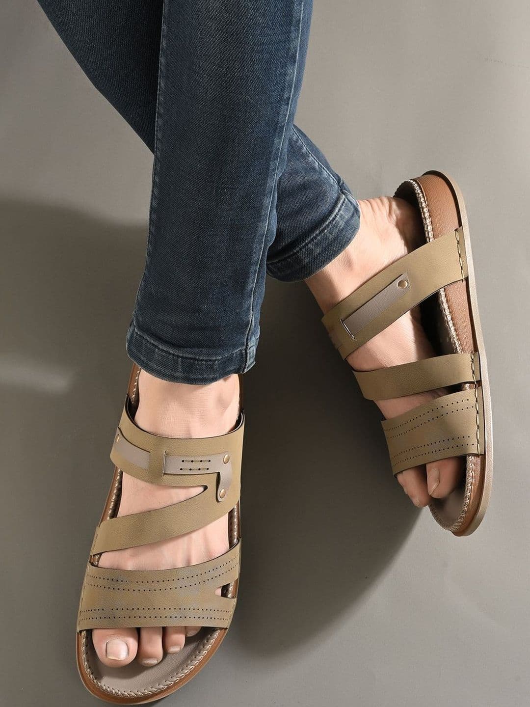 The Roadster Lifestyle Co Men Slip-On Comfort Sandals thumbnail 4