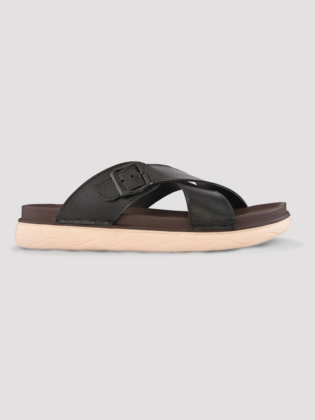 The Roadster Lifestyle Co Men Open Back Buckle Details Comfort Sandals thumbnail 3
