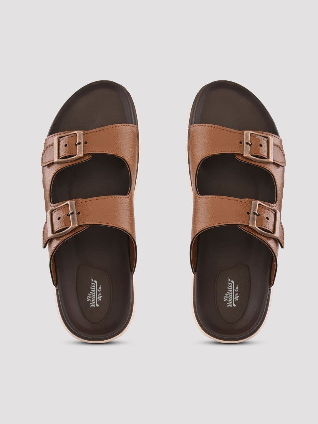 The Roadster Lifestyle Co Men Open Back Buckle Details Comfort Sandals thumbnail 5