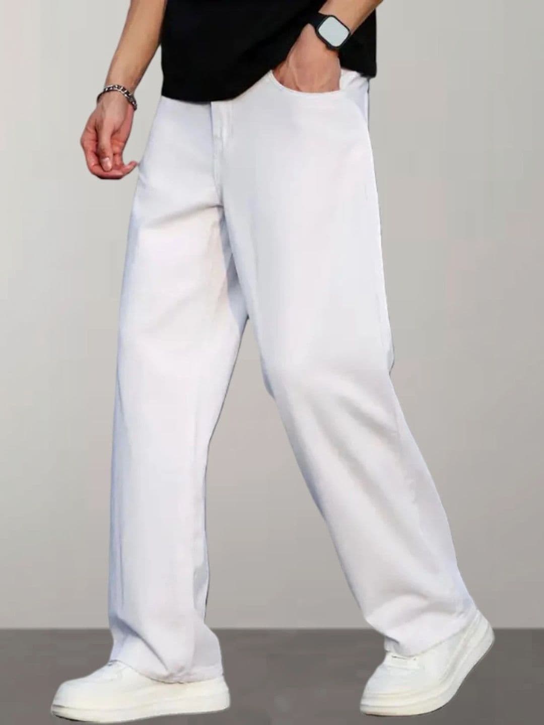 CLYVER Men Straight Fit Mid-Rise Jeans thumbnail 2