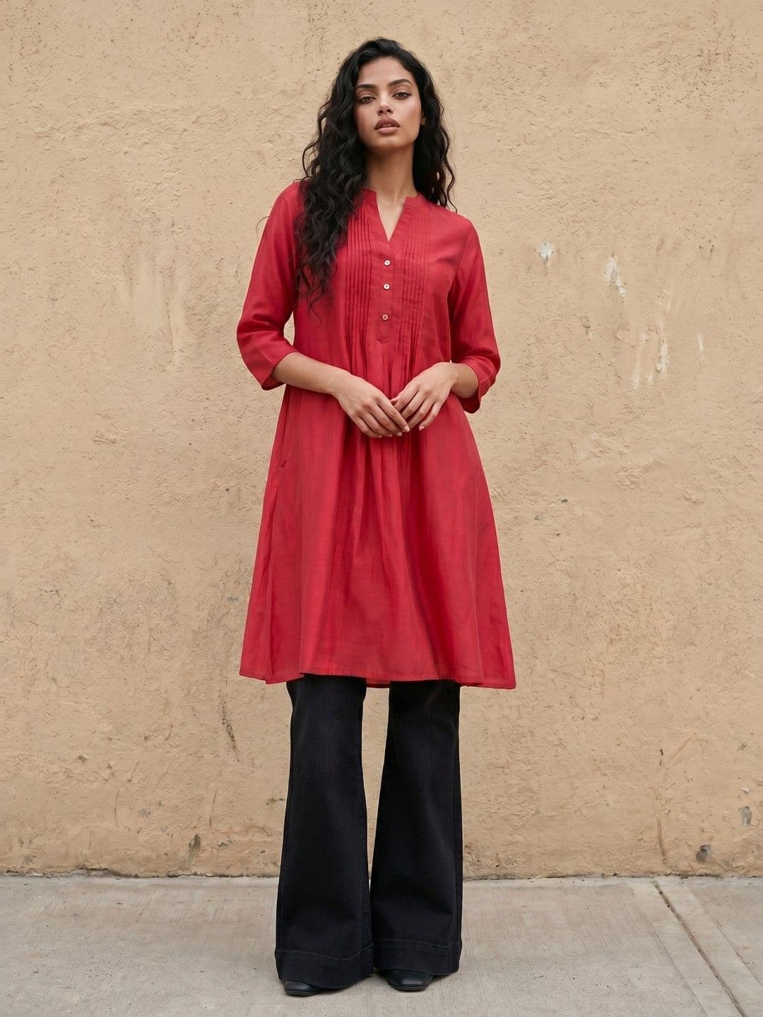 fusion by glitchez Women Kurta thumbnail 5