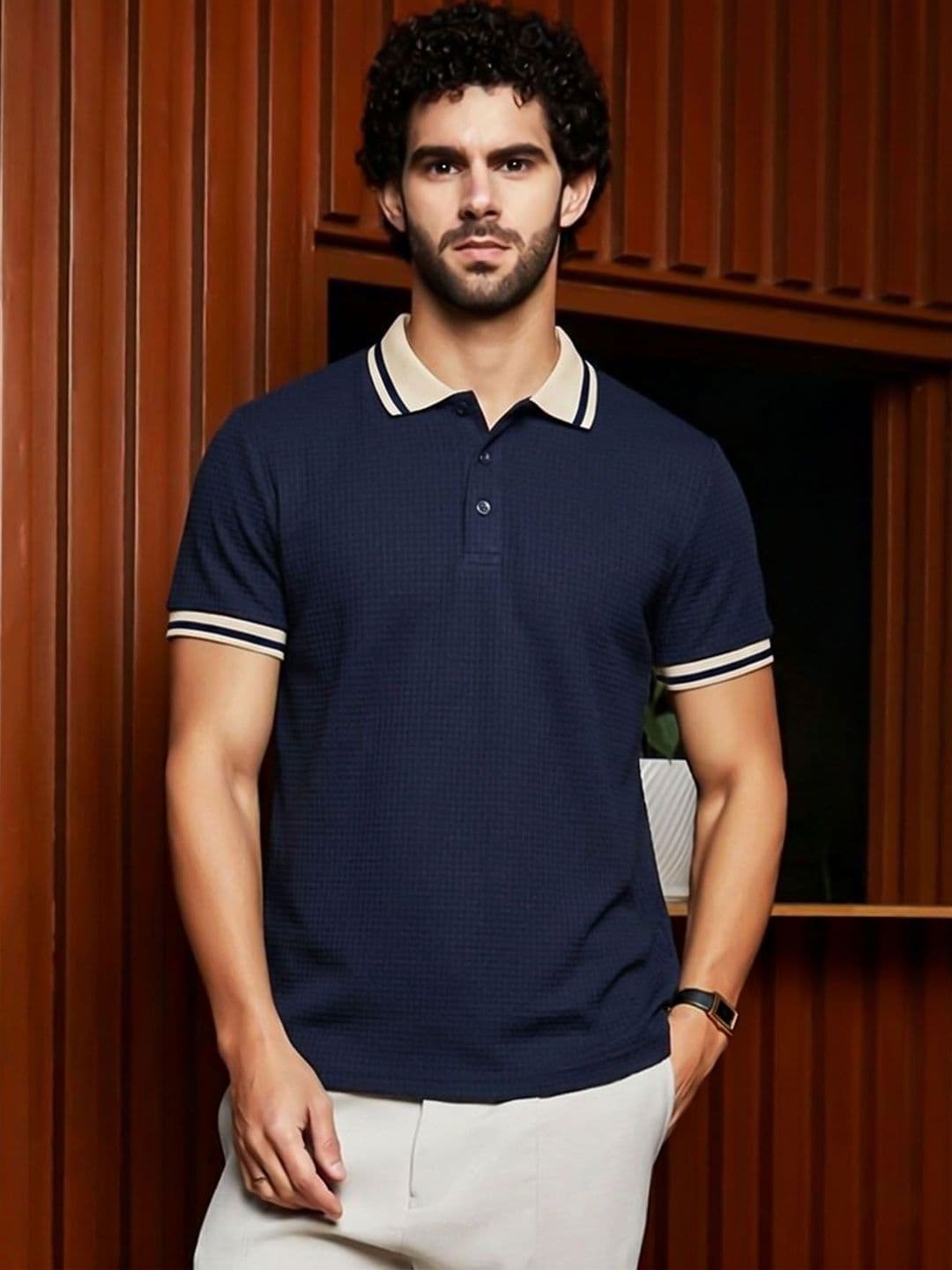 AUSK Men Polo Collar T-shirt - view 1