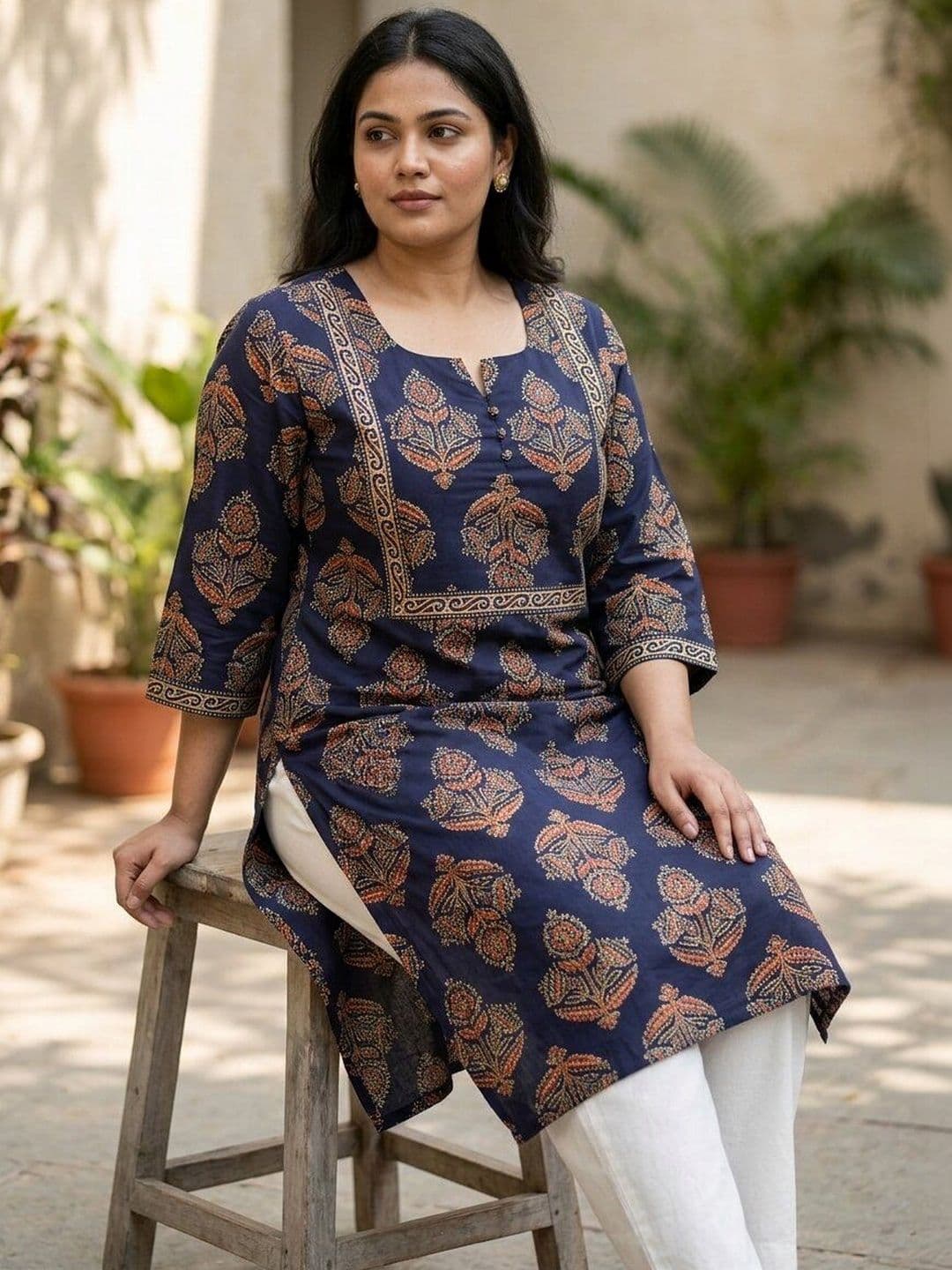 Swasti Women Ethnic Motifs Printed Indie Prints Kurta thumbnail 7
