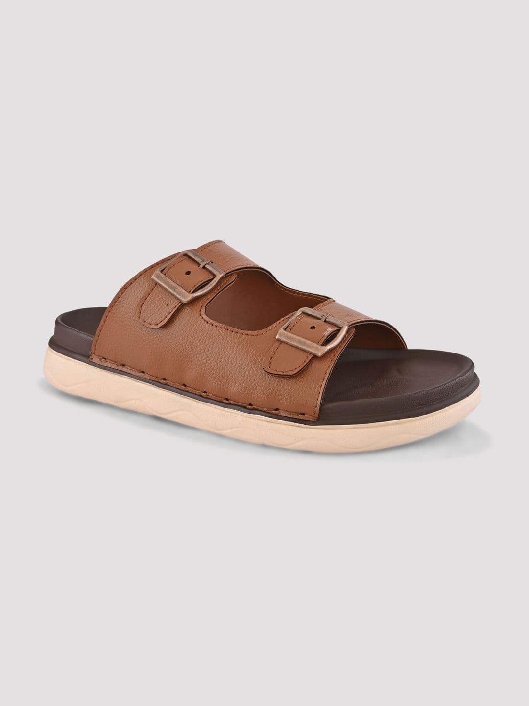 The Roadster Lifestyle Co Men Open Back Buckle Details Comfort Sandals thumbnail 7
