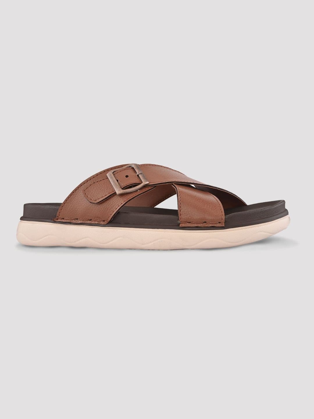 The Roadster Lifestyle Co Men Open Back Buckle Details Comfort Sandals thumbnail 4