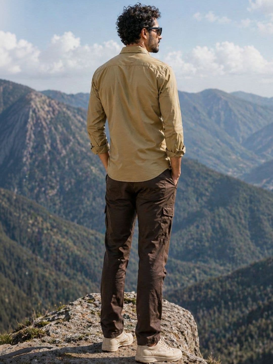 The Roadster Lifestyle Co Cotton Spread Collar Full Sleeves Shirt thumbnail 3