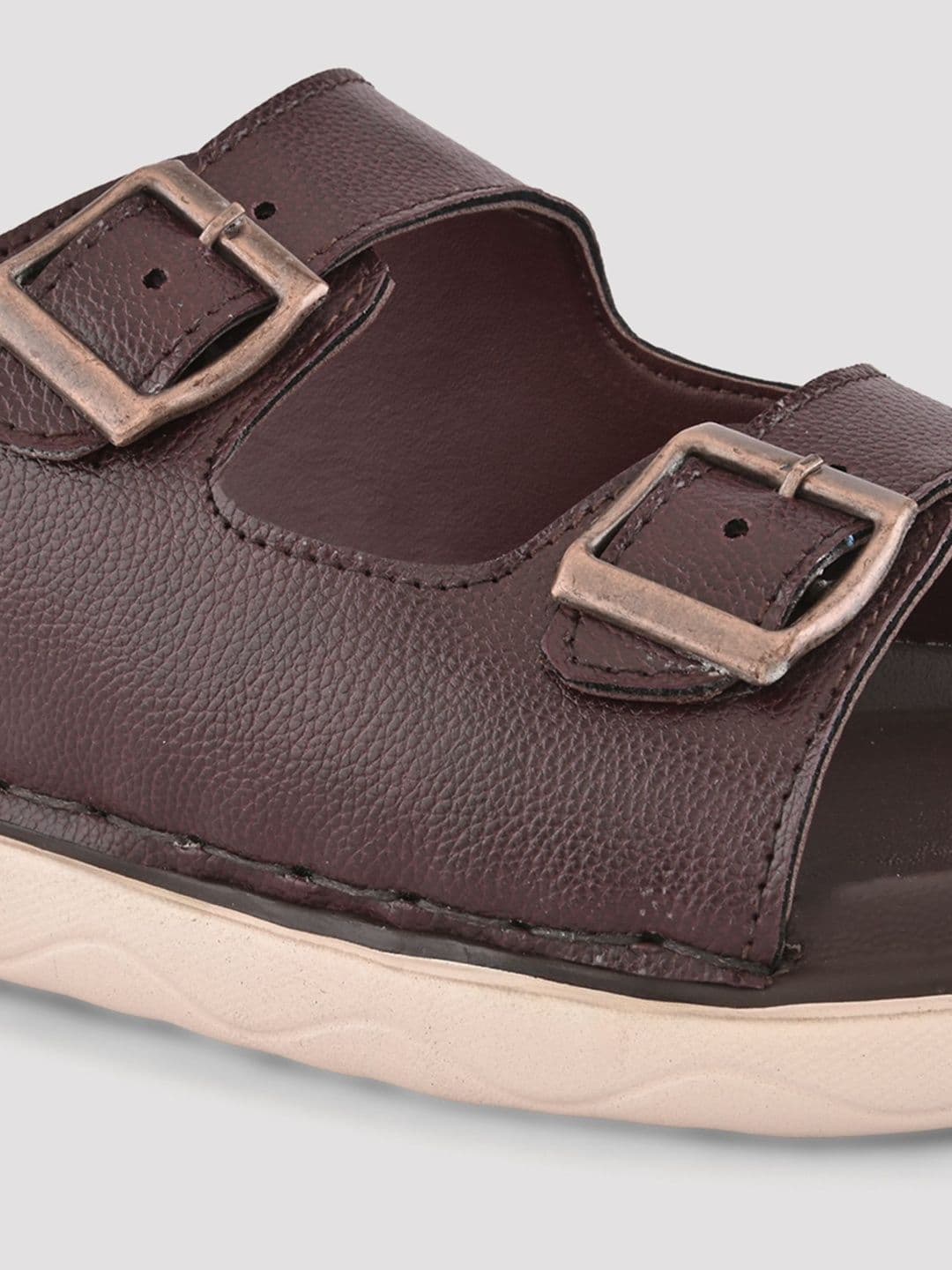 The Roadster Lifestyle Co Men Open Back Buckle Details Comfort Sandals thumbnail 7