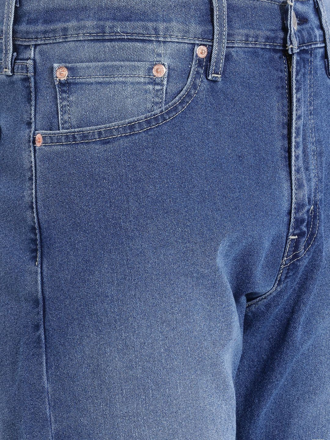 Levis Men 505 Straight Fit Stretchable Jeans thumbnail 2