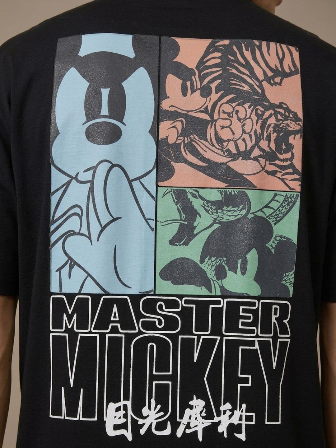 glitchez Master Mickey Graphic Oversized Fit T-shirt thumbnail 5
