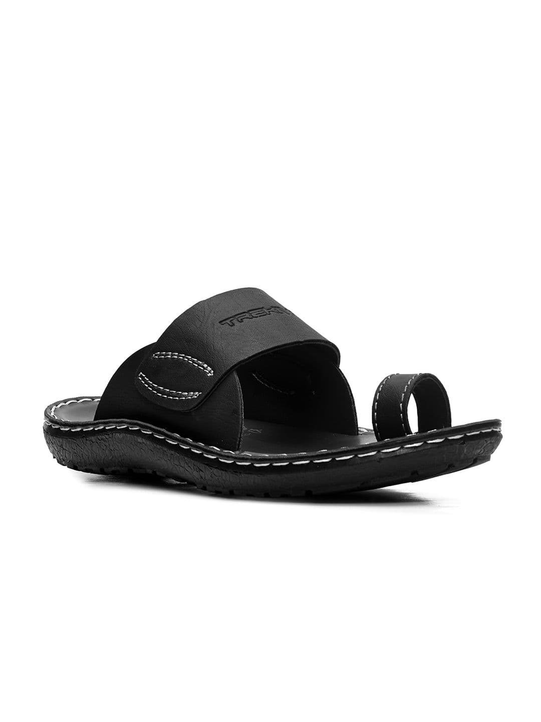 Trekiva Men Black Comfort Sandals - view 1