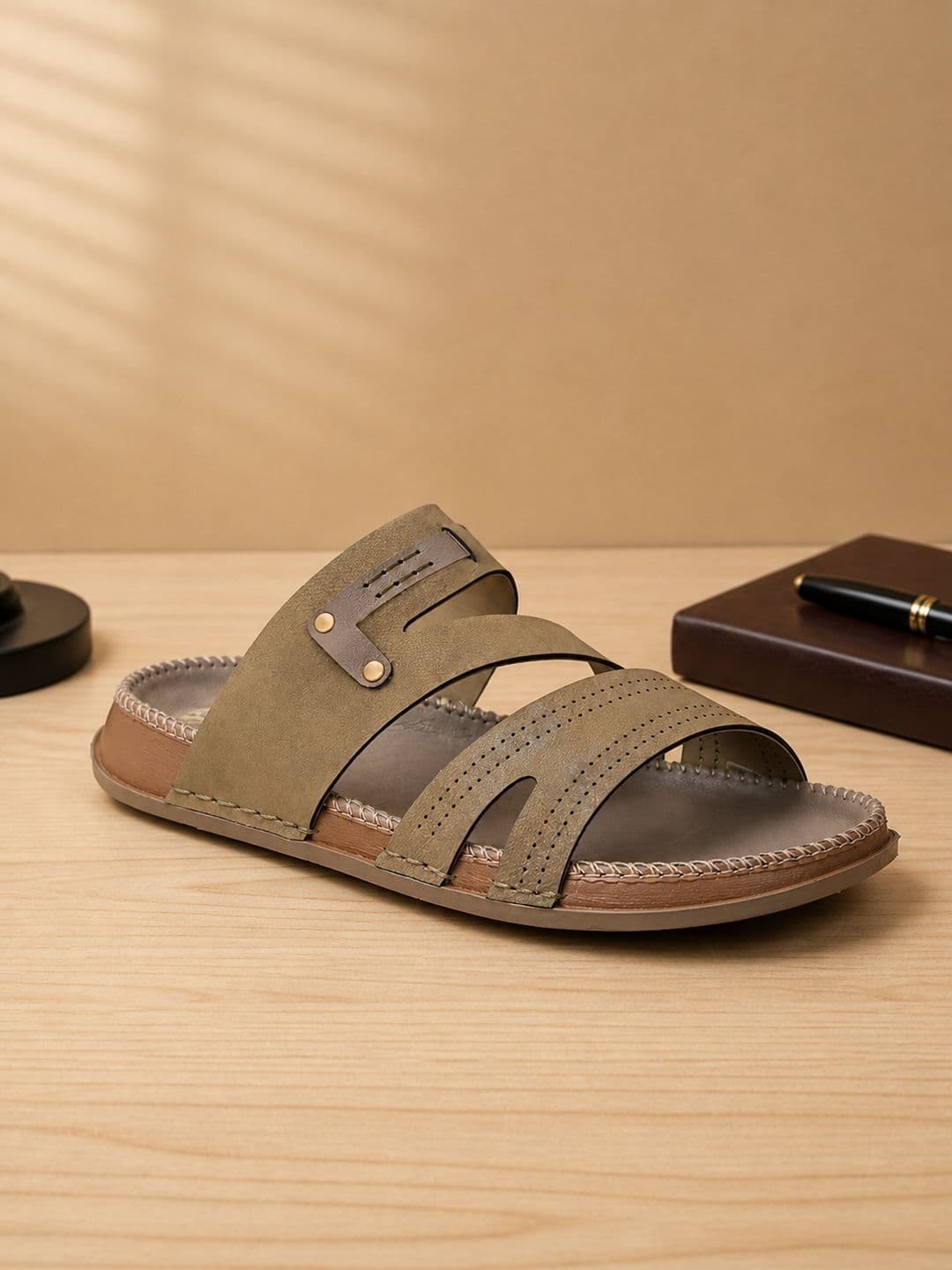 The Roadster Lifestyle Co Men Slip-On Comfort Sandals - view 1