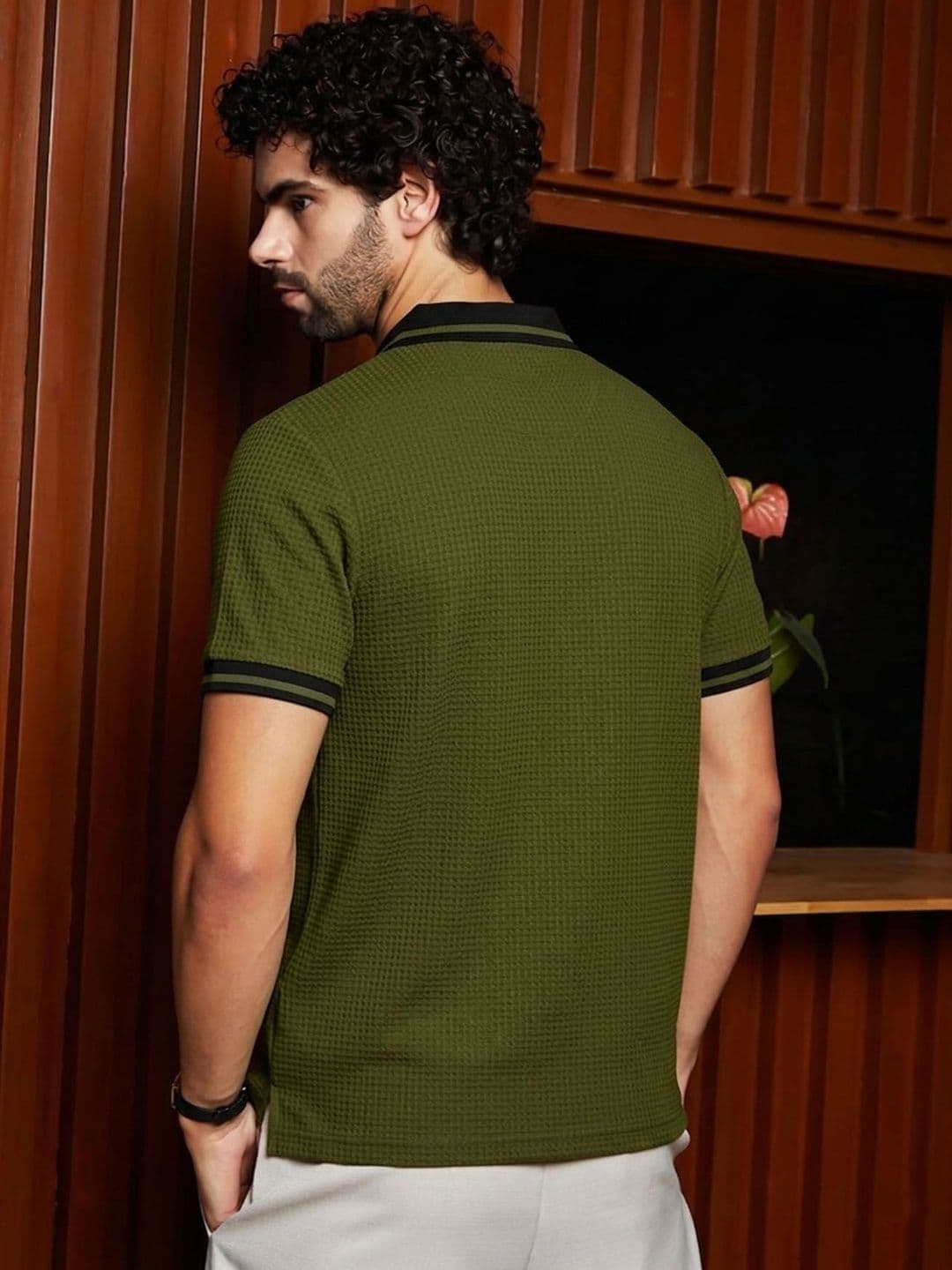THE BEETEL HOUSE Men Polo Collar Pockets T-shirt thumbnail 2