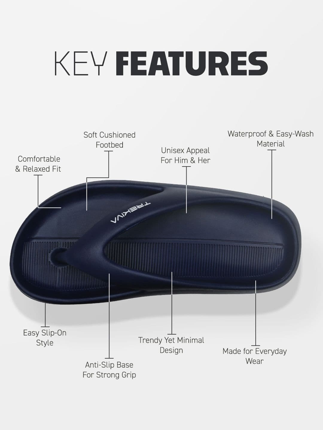 Trekiva Men Thong Flip-Flops thumbnail 6