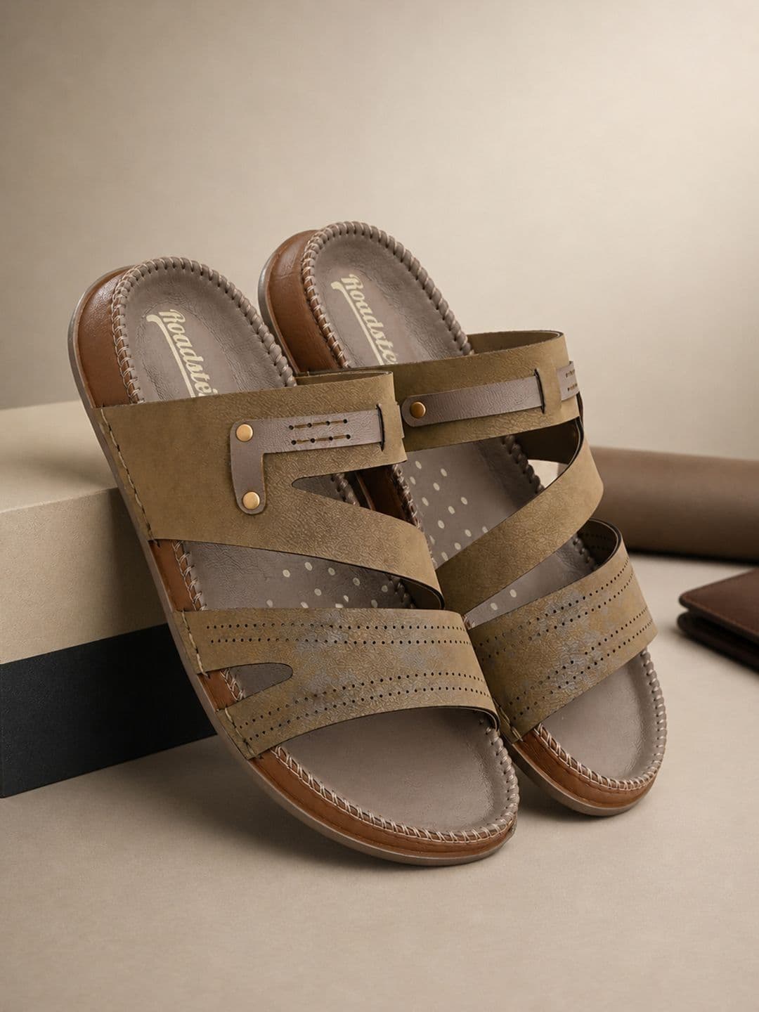 The Roadster Lifestyle Co Men Slip-On Comfort Sandals thumbnail 5