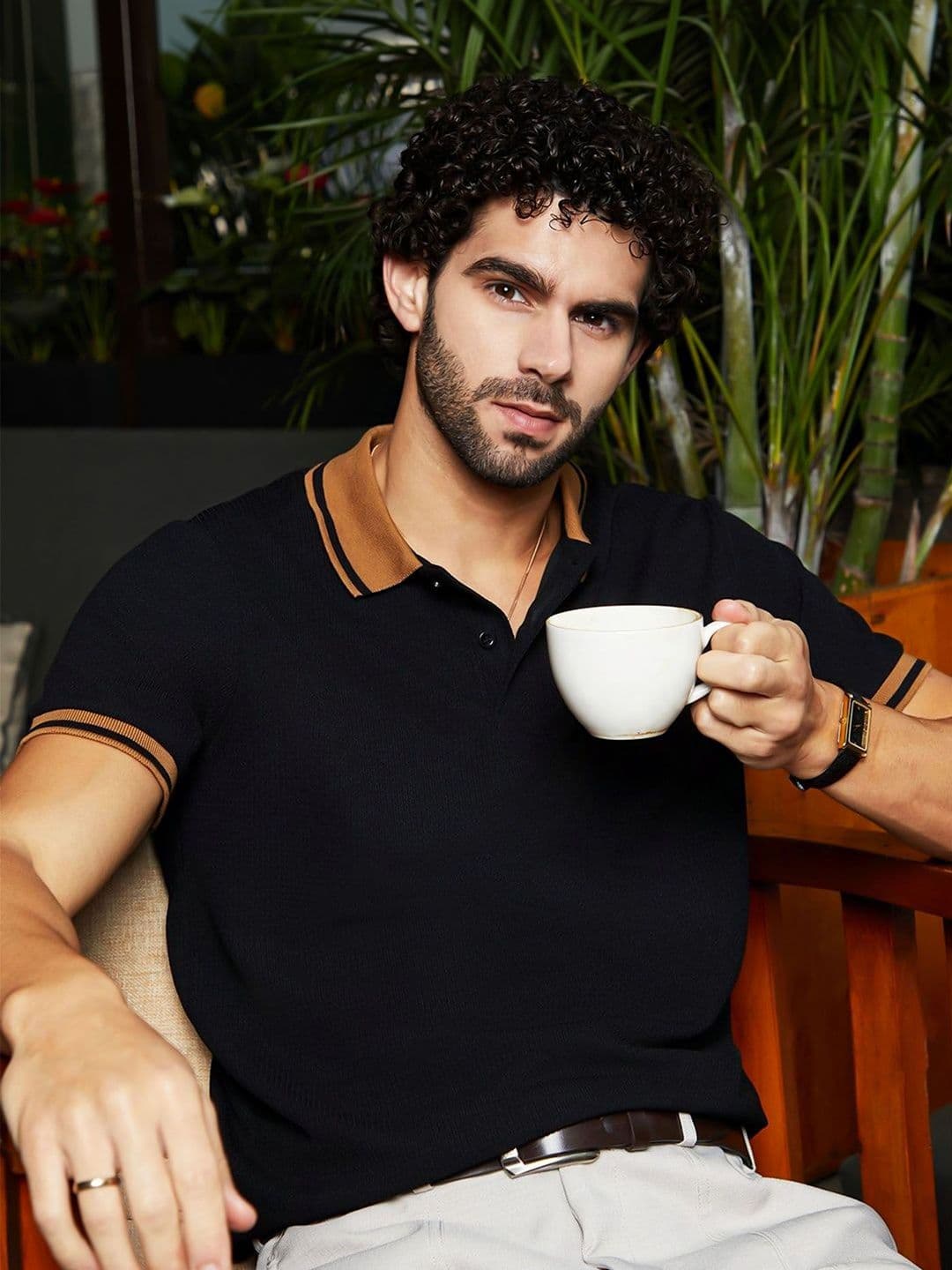 THE BEETEL HOUSE Men Polo Collar T-shirt thumbnail 5
