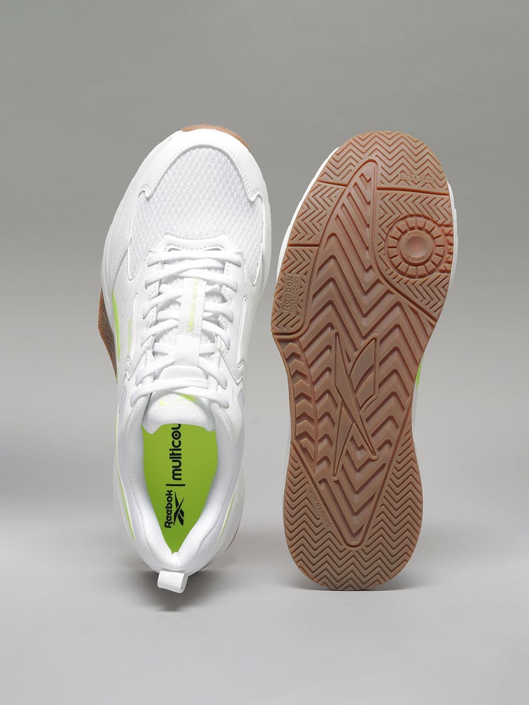 Reebok Multi Court Men Lace-Ups Badminton Sports Shoes thumbnail 2