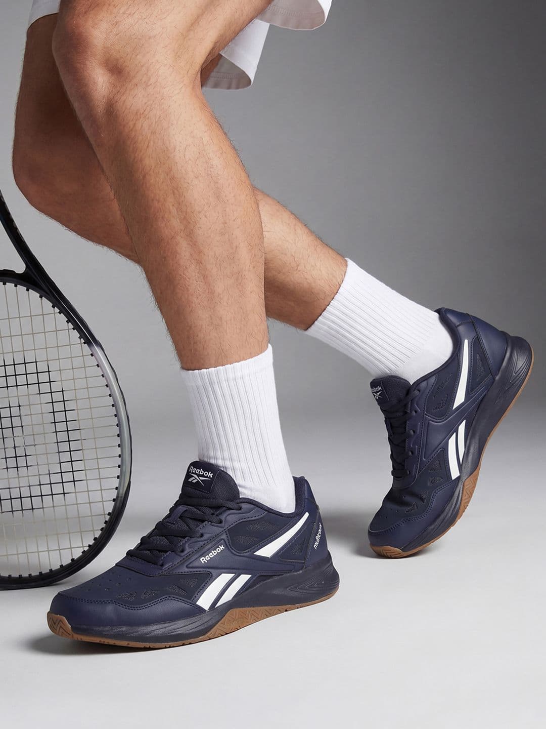 Reebok Multi Court Men Lace-Ups Badminton Sports Shoes thumbnail 3