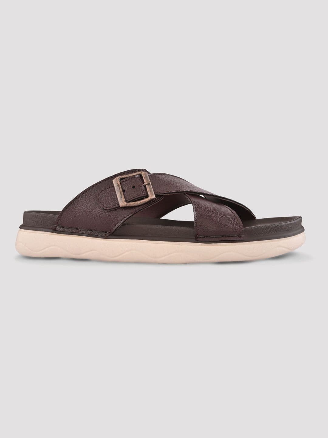 The Roadster Lifestyle Co Men Open Back Buckle Details Comfort Sandals thumbnail 6